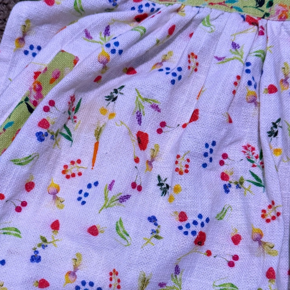 Anthropologie Apron, Appoline Floral Print, Bohemian, Boho Chic French Farmhouse - Picture 6 of 6